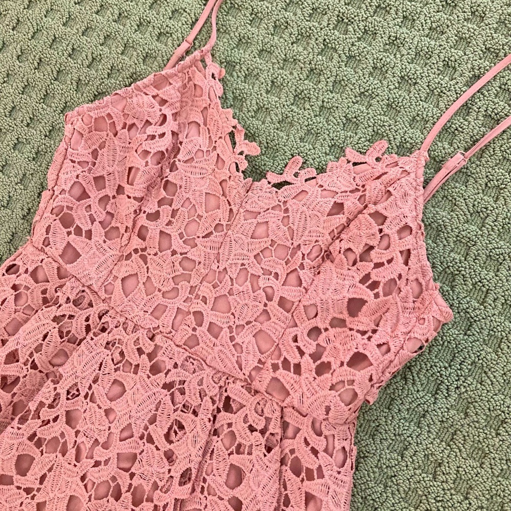 Pink midi dress from Nordstrom